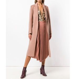 Vince Long Wool Alpaca Blend Coat